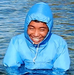 windproof anorak for swimming
