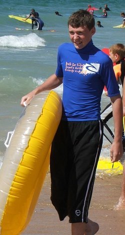 shorts and swim shirt