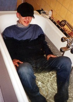 shrink to fit jeans in your bath