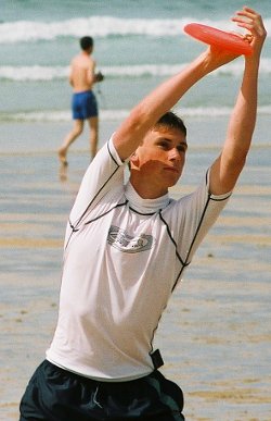 white Lycra swim shirt